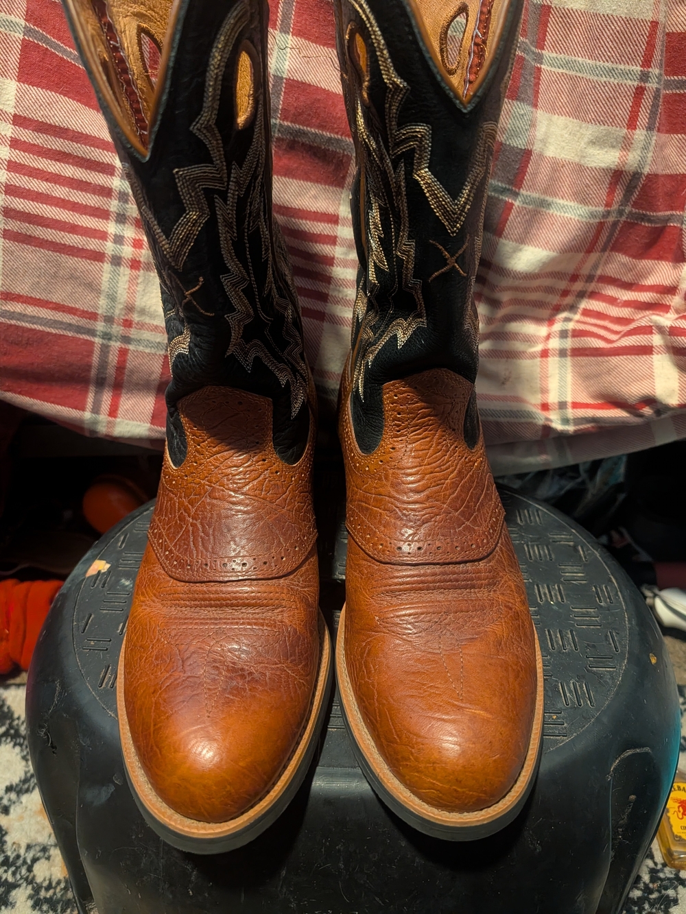 Twisted X Brown & Black Western Cowboy Boots